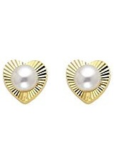 lovely itsy-bitsy cultured baby pearl earrings